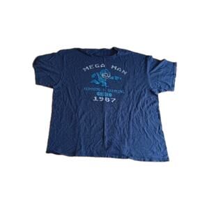 Mega Man Shirt Size XXL Running And Gunning Since 1987 Graphic Tee Graphic Print